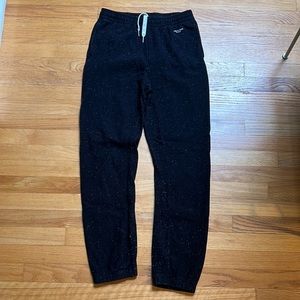 Rag & Bone City Lounge sweatpants, black with colored speckles, Medium